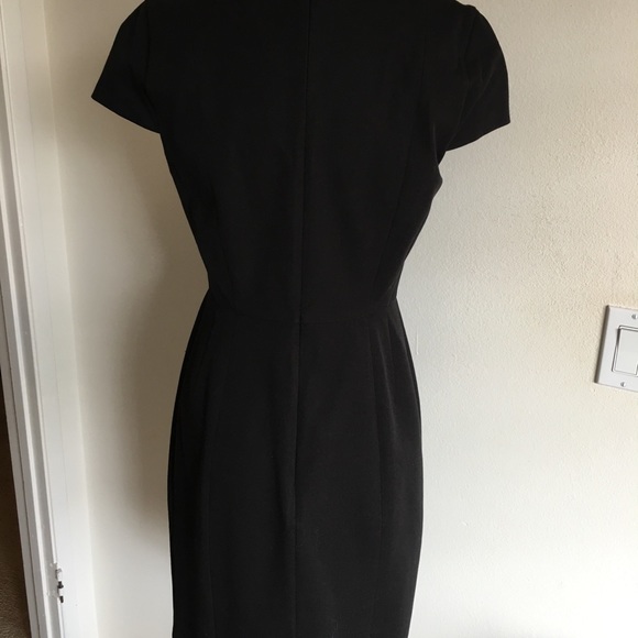 BANANA REPUBLIC square neck black dress EUC - Picture 5 of 8
